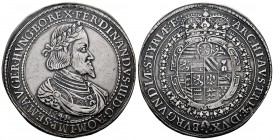 Austria. Ferdinand III. 2 thaler. 1641/39. Graz. (Km-876.1). (Dav-A3186). Ag. 56,72 g. Clear rectification of date. Very rare. Choice VF. Est...2000,0...