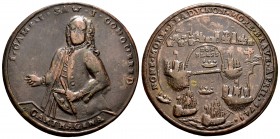 Great Britain. Vernon Admiral. Medal. 1741. Cartagena. Anv.: I CAME - I SAW - I CONQUERED. Ae. 14,10 g. Very rare. VF. Est...350,00. 

Gran Bretaña....