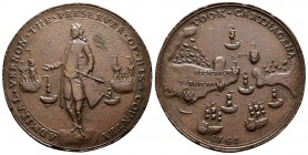 Great Britain. Medal. 1741. Cartagena. Ae. 11,19 g. Rare. Choice VF. Est...400,00. 

Gran Bretaña. Medalla. 1741. Toma de Cartagena. Ae. 11,19 g. 37...
