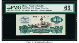 China People's Bank of China 2 Yuan 1960 Pick 875a2 PMG Choice Uncirculated 63. 

HID09801242017

© 2020 Heritage Auctions | All Rights Reserved