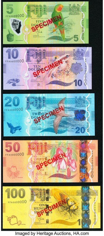 Fiji 2012 Specimen Set of 5 Examples Crisp Uncirculated. 

HID09801242017

© 202...