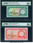 Gambia The Gambia Currency Board 10 Shillings; 1 Pound ND (1965-70) Pick 1a; 2a Two Examples PMG Gem Uncirculated 66 EPQ (2). 

HID09801242017

© 2020...