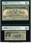 Guatemala Banco de Occidente 1 Peso 1921 Pick S175b PMG Choice Very Fine 35; Banco de Guatemala 25 Pesos 1925 Pick S146c PMG Very Fine 25. 

HID098012...