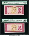 Iran Bank Melli 100 Rials ND (1951) / SH1330 Pick 57 Two Consecutive Examples PMG Gem Uncirculated 65 EPQ (2). 

HID09801242017

© 2020 Heritage Aucti...
