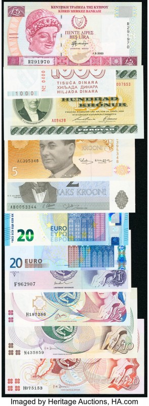 Cyprus, European Union, Isle of Man and More Group Lot of 11 Examples Crisp Unci...