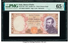 Italy Banco d'Italia 10,000 Lire 1973 Pick 97f PMG Gem Uncirculated 65 EPQ. 

HID09801242017

© 2020 Heritage Auctions | All Rights Reserved
