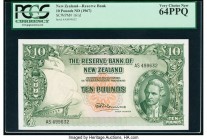 New Zealand Reserve Bank of New Zealand 10 Pounds ND (1967) Pick 161d PCGS Very Choice New 64PPQ. 

HID09801242017

© 2020 Heritage Auctions | All Rig...