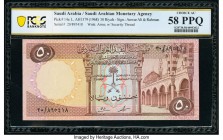 Saudi Arabia Saudi Arabian Monetary Agency 50 Riyals ND (1968) / AH1379 Pick 14a PCGS Banknote Choice AU 58 PPQ. 

HID09801242017

© 2020 Heritage Auc...
