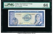 Tonga Government of Tonga 10 Pa'anga 3.4.1967 Pick 17a PMG Choice Uncirculated 64. Annotation.

HID09801242017

© 2020 Heritage Auctions | All Rights ...