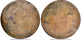 Blacksmith copper 1/2 Penny Token ND Genuine NGC, BL-3, Wood-4. This was sold in the Bowers and Merena sale, 3-27-87, Lot 1016, where it was part of t...