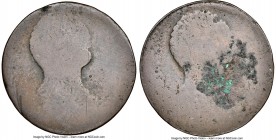 Blacksmith copper "Head/Head" 1/2 Penny Token ND Fair Details (Corrosion) NGC, BL-54 (Extremely Rare), Wo-44 (R9). One side pitted, but both sides sho...