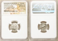 MACEDONIAN KINGDOM. Alexander III the Great (336-323 BC). AR drachm (18mm, 4.23 gm, 1h). NGC Choice AU 5/5 - 4/5. Posthumous issue of Abydus, ca. 310-...