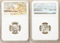 MACEDONIAN KINGDOM. Alexander III the Great (336-323 BC). AR drachm (18mm, 4.20 gm, 12h). NGC AU 5/5 - 4/5. Posthumous issue of 'Colophon', ca. 310-30...