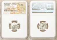 MACEDONIAN KINGDOM. Alexander III the Great (336-323 BC). AR drachm (18mm, 12h). NGC XF. Early posthumous issue of Abydus, ca. 310-301 BC. Head of Her...