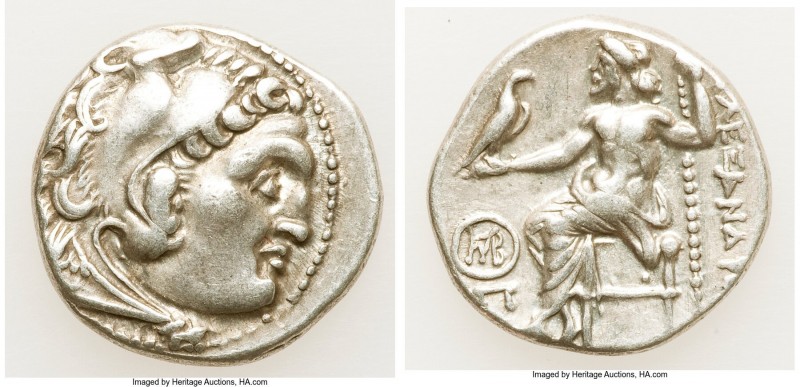 MACEDONIAN KINGDOM. Alexander III the Great (336-323 BC). AR drachm (17mm, 4.23 ...