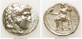 MACEDONIAN KINGDOM. Philip III Arrhidaeus (323-317 BC). AR tetradrachm (27mm, 17.07 gm, 11h). Choice VF. Sidon, dated Regnal Year 13 of Abdalonymos (3...