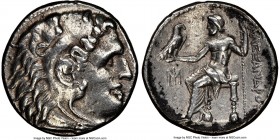 IONIA. Miletus. Ca. early 3rd century BC. AR tetradrachm (28mm, 12h). NGC Choice VF. Posthumous issue in the name and types of Alexander III of Macedo...