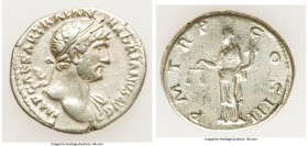 Hadrian (AD 117-138). AR denarius (19mm, 3.34 gm, 7h). Choice Fine. Rome, AD 119-122. IMP CAESAR TRAIAN H-ADRIANVS AVG, laureate head of Hadrian right...