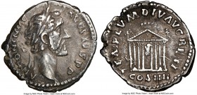 Antoninus Pius (AD 138-161). AR denarius (18mm, 6h). NGC Choice VF. Rome, AD 145-161. ANTONINVS AVG PIVS P P, laureate head of Antoninus Pius right / ...