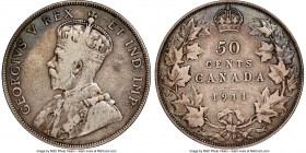 George V 50 Cents 1911 VF20 NGC, Ottawa mint, KM19. One year type. 

HID09801242017

© 2020 Heritage Auctions | All Rights Reserved