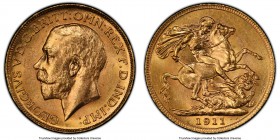 George V gold Sovereign 1911-C MS64 PCGS, Ottawa mint, KM20, S-3997. AGW 0.2355 oz. 

HID09801242017

© 2020 Heritage Auctions | All Rights Reserv...