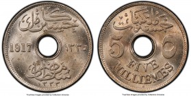 Hussein Kamil 5 Milliemes AH 1335 (1917)-H MS64 PCGS, Heaton mint, KM315. Ex. E .E. Clain-Stefanelli Collection

HID09801242017

© 2020 Heritage A...