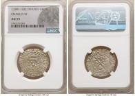 Charles VI Gros ND (1380-1422) AU55 NGC, 27mm. 

HID09801242017

© 2020 Heritage Auctions | All Rights Reserved