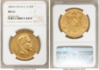 Napoleon III gold 100 Francs 1869-A MS61 NGC, Paris mint, KM802.1. AGW 0.9334 oz.

HID09801242017

© 2020 Heritage Auctions | All Rights Reserved