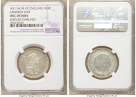 George III 2-Piece Lot of Certified Bank Token 18 Pence (1 Shilling 6 Pence) NGC, 1) 18 Pence 1811 - UNC Details (Surface Hairlines) NGC, S-3771. Armo...