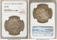 George III Crown 1819-LIX AU58 NGC, KM675, S-3787. Lavender, gray and gold toning. 

HID09801242017

© 2020 Heritage Auctions | All Rights Reserve...