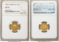 George III gold 1/3 Guinea 1804 AU53 NGC, KM650, S-3740.

HID09801242017

© 2020 Heritage Auctions | All Rights Reserved