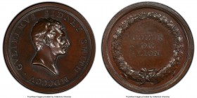 William Sidney Smith bronzed copper Specimen "Naval Officer" Medal 1805 SP58 PCGS, Eimer-971. 53mm. GVLIEMVS SIDNEY SMITH MDCCCV His bust right / COEU...
