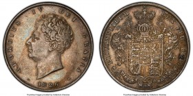 George IV 1/2 Crown 1826 XF45 PCGS, KM695, S-3809. Arsenic and flint toned with hues of tangerine strewn throughout. 

HID09801242017

© 2020 Heri...