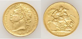 George IV gold Sovereign 1821 XF, KM682, S-3800. 21.8mm. 7.94gm. First year of type. 

HID09801242017

© 2020 Heritage Auctions | All Rights Reser...