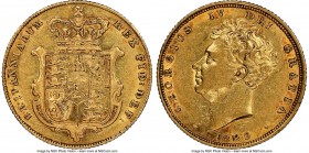 George IV gold Sovereign 1829 AU55 NGC, KM696, S-3801. Antiqued golden color with subdued mint bloom. 

HID09801242017

© 2020 Heritage Auctions |...