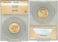 Victoria gold Sovereign 1846 AU55 ANACS, KM736.1, S-3852. AGW 0.2355 oz. 

HID09801242017

© 2020 Heritage Auctions | All Rights Reserved