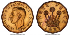George VI Proof 3 Pence 1937 PR65 PCGS, KM849, S-4112. Nickel-Brass. 

HID09801242017

© 2020 Heritage Auctions | All Rights Reserved