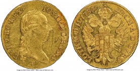 Joseph II gold Ducat 1783-E UNC Details (Obverse Damage) NGC, Karlsburg mint (Transylvania), Fr-202. 

HID09801242017

© 2020 Heritage Auctions | ...