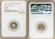 Cochin. British Protectorate 10-Piece Lot of Certified gold Fanams ND (1795-1850) AU58 NGC, KM10.

HID09801242017

© 2020 Heritage Auctions | All ...