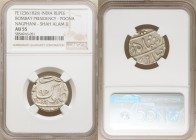 British India. Bombay Presidency 4-Piece of Lot of Certified Assorted Rupees AU55 NGC, 1) Rupee FE 1236 (1826) 2) Rupee FE 1236 (1826) 3) Rupee FE 123...