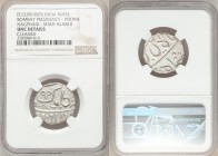 British India. Bombay Presidency 5-Piece Lot of Certified Rupees FE 1239 (1829) UNC Details (Cleaned) NGC, Poona mint, KM325 (under Maratha Confederac...