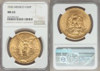Estados Unidos gold 50 Pesos 1926 MS63 NGC, Mexico City mint, KM481. AGW 1.2056 oz.

HID09801242017

© 2020 Heritage Auctions | All Rights Reserve...