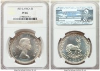 Elizabeth II Proof 5 Shillings 1959 PR66 NGC, KM52. Light reflectivity to the fields are subdued by a general haziness decorating this specimen.

HI...