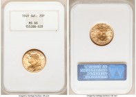 Confederation gold 20 Francs 1949-B MS66 NGC, Bern mint, KM35.2. AGW 0.1867 oz. 

HID09801242017

© 2020 Heritage Auctions | All Rights Reserved