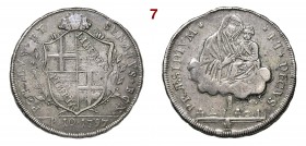 BOLOGNA GOVERNO POPOLARE (1796-1797) 10 Paoli 1797 MIR 58/2 Ag g 28,96 MB/BB