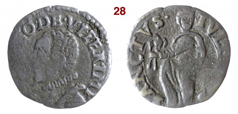DESANA DELFINO TIZZONE (1583-1598) Quattrino s.d. MIR 522 Mi MB
