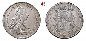 FIRENZE PIETRO LEOPOLDO I DI LORENA (1765-1790) Francescone da 10 Paoli 1773 MIR 379/3 Ag g 27,30 BB÷SPL