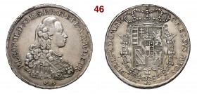 FIRENZE PIETRO LEOPOLDO I DI LORENA (1765-1790) Francescone da 10 Paoli 1776 MIR 379/6 Ag g 27,27 BB/q.SPL