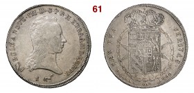 FIRENZE FERDINANDO III DI LORENA (1790-1801) Francescone da 10 Paoli 1800 MIR 405/9 Ag g 27,35 BB