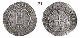 GENOVA SIMON BOCCANEGRA, Doge I (1339-1344) Grosso, sigla C s.d. MIR 33 Ag • Buoni rilievi ma fondi porosi. BB+